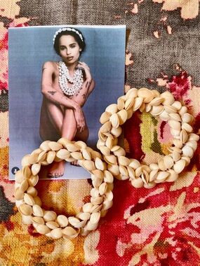 Exquisite Tropical Shell Bracelets - Set of Two.